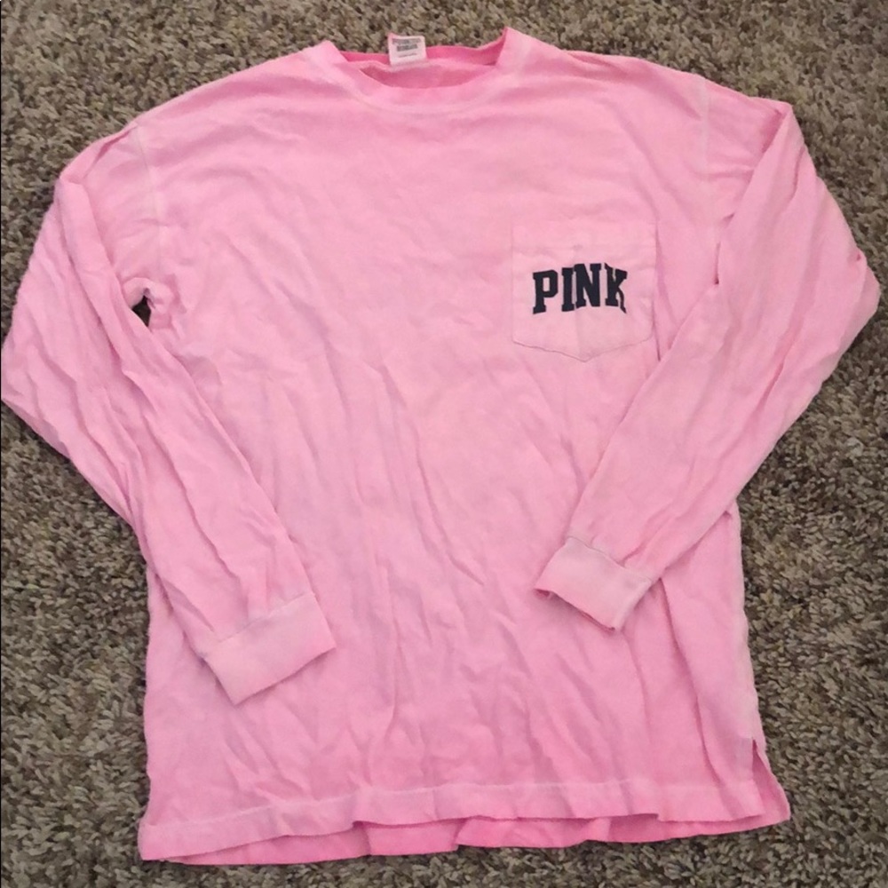 Pink/Victoria’s Secret Neon pink long sleeve